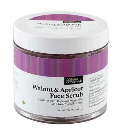 Walnut & Apricot Face Scrub - Bipha Ayurveda